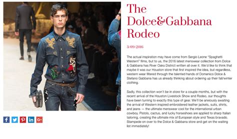 dolce and gabbana rodeo.